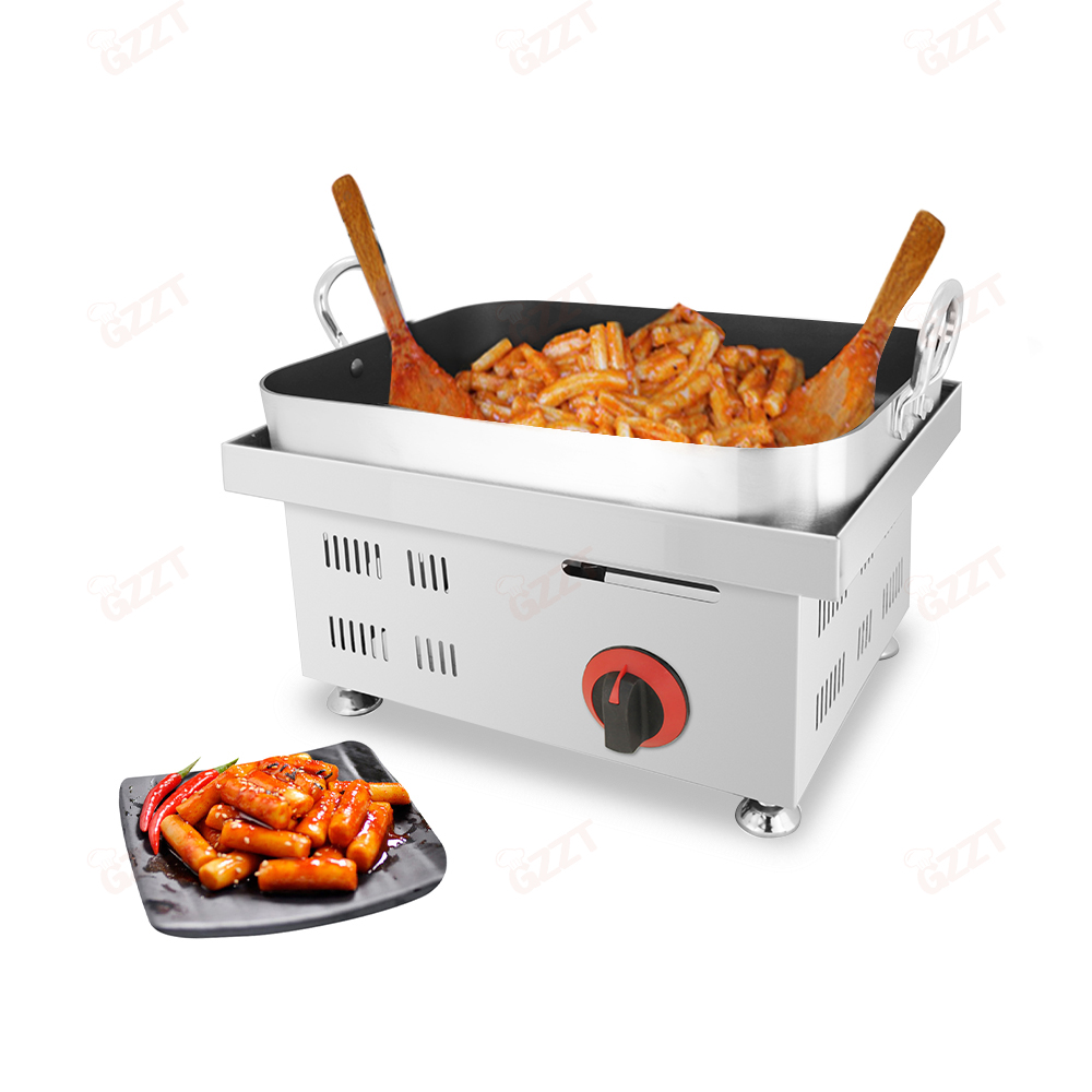 Tteokbokki Rice Cake - التجارية الكورية صانع Toppoki آلة الوجبات